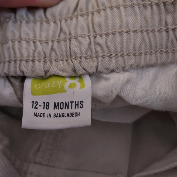 Baby Boy Lot of 2 Shorts - Khaki and Navy Blue in Size 12 - 18 M - Picture 5 of 7